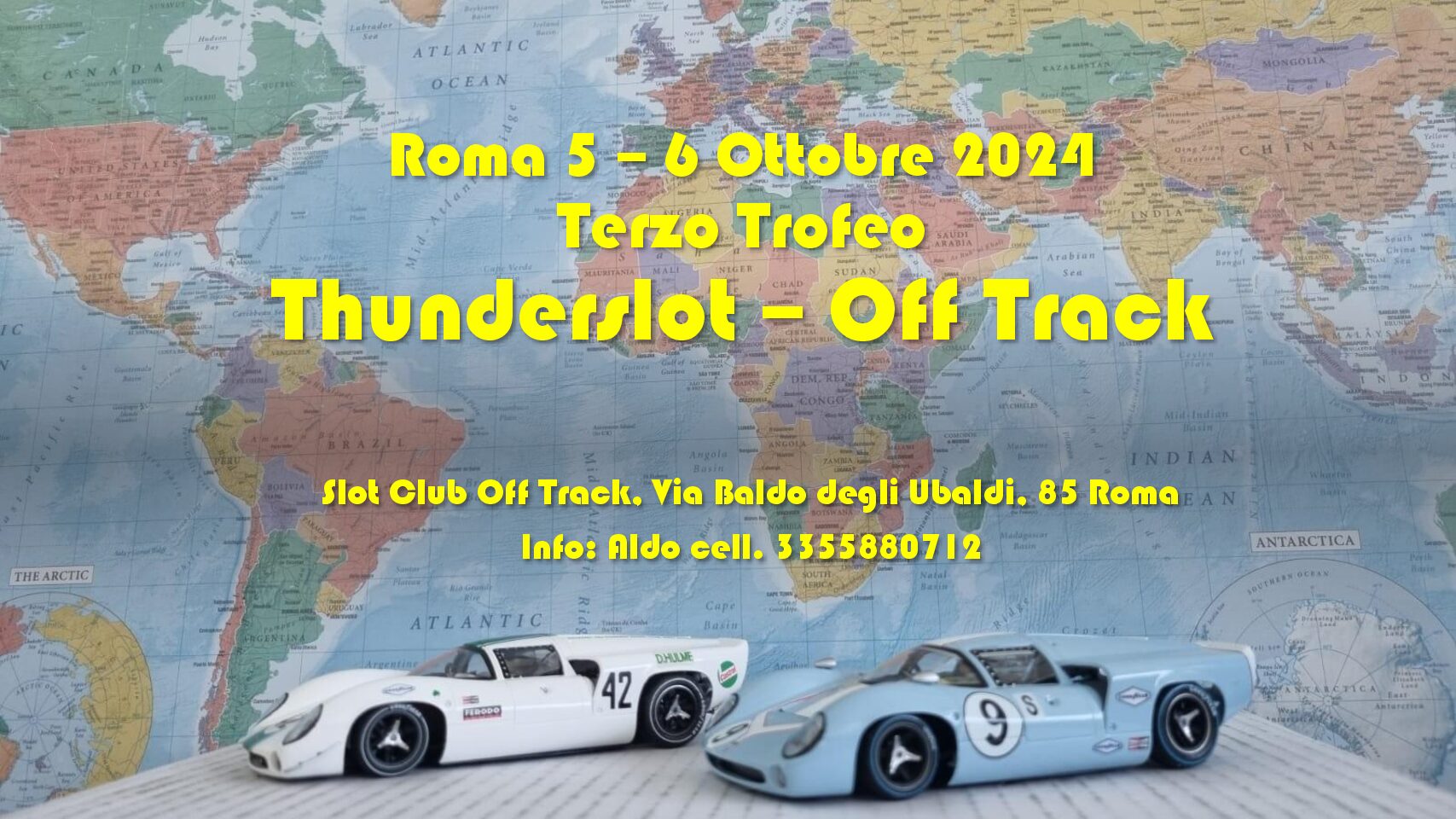 ROMA 5-6 OTTOBRE 2024 TERZO TORNEO DI THUNDERSLOT – OFF TRACK