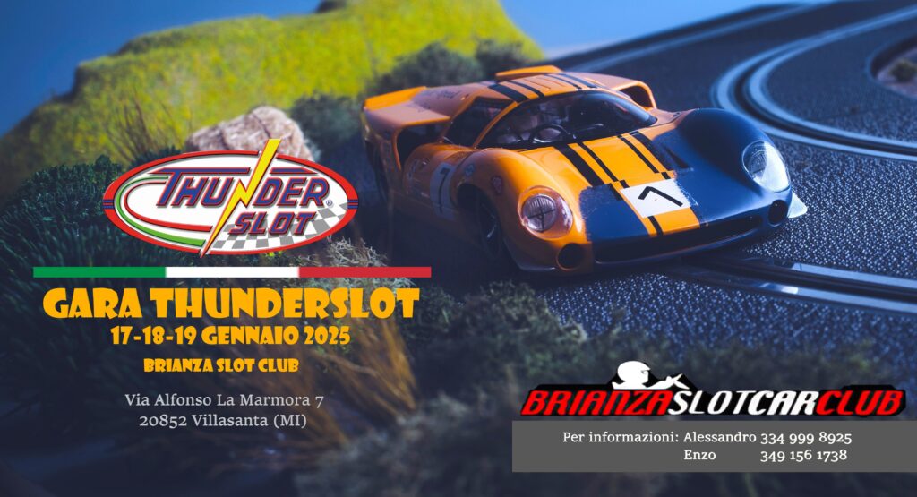 GARA THUNDERSLOT – Brianza Club 17 – 18 – 19 Gennaio